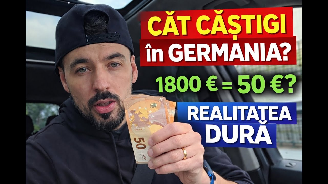 Cât câștigi cu adevărat în Germania? Salariu 1800€ vs realitate