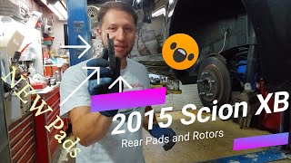 2015 Scion XB Rear Brakes | Pads and rotors