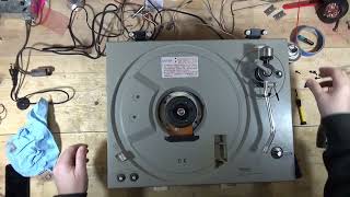 Technics SL 1500 Turntable Basic Service - Cleaning the Pitch/Speed Controls