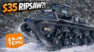 This Temu Ripsaw RC Tank Only Cost Me $18!  