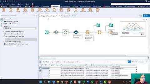 Alteryx Tutorials, Challenge 92, Fundamental, Download/Blob Conversion/Report layout/Report Render