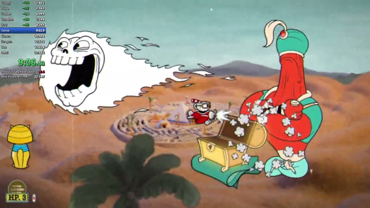 (Former World Record) Cuphead Any% in 
