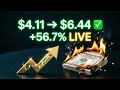 I Turned $4.11 into $6.44 LIVE — $5 to $5K Challenge Pre-Trade 3 | ForexDelight