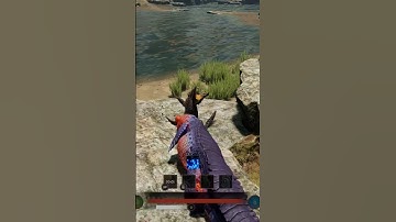 This kapro was biting us then running up here to hide #darthnobody #pathoftitans #gameplay #sarco