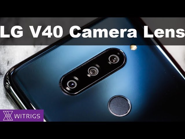 LG V40 ThinQ - Reemplazo de lente de cámara