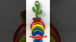 Talking Cactus Teach Toddlers Colors | Fun Educational Video for Toddlers | Like & Subscribe 🥰