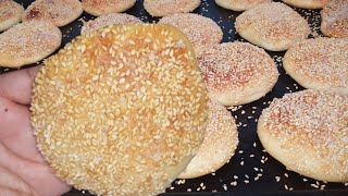 Arabian sesame and sugar pastries