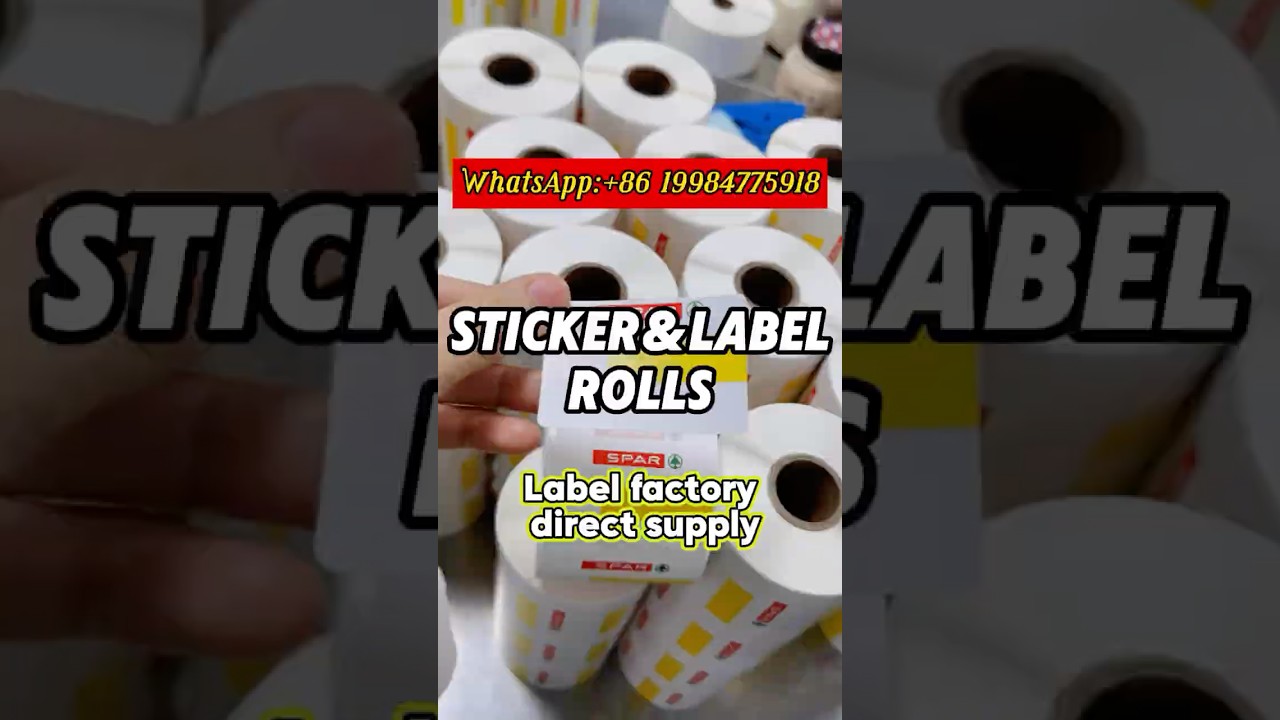 How are labels made? Big output, perfect print—watch how! 