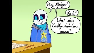 Does Alphys Ship Sans and Grillby [Underswap Comic Dub]