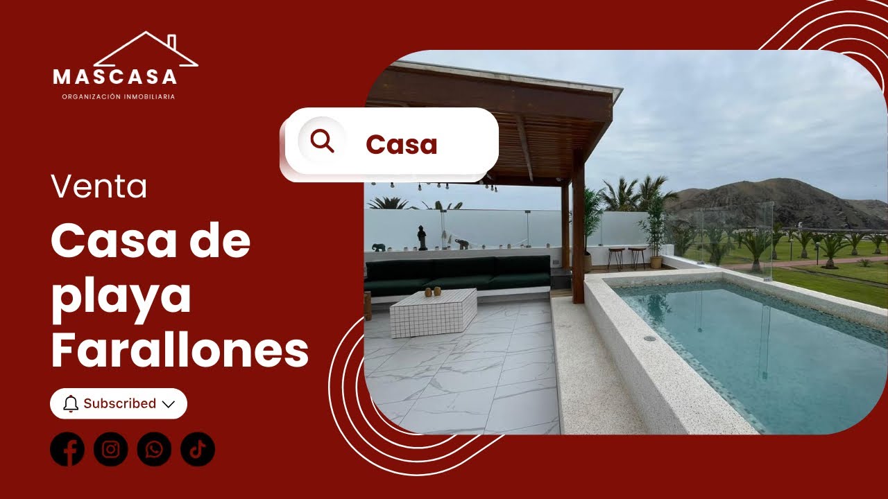 Venta de casa de playa en Farallones - Asia - YouTube