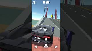 #shorts Car Simulator 2 - Bugatti Chiron Overturned - Car Games Android Gameplay screenshot 5