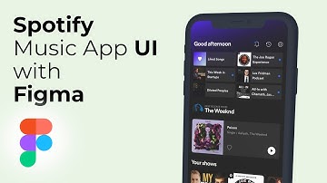 Spotify App UI Design Re-created - Figma