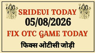 SRIDEVI DAY MATKA TODAY 05/08/2026 SRIDEVI SATTA MATKA RESULT TODAY SRIDEVI CHART SRIDEVI FREE GAME