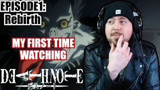 MY FIRST TIME WATCHING DEATHNOTE!! Episode 1: Rebirth | REACTION