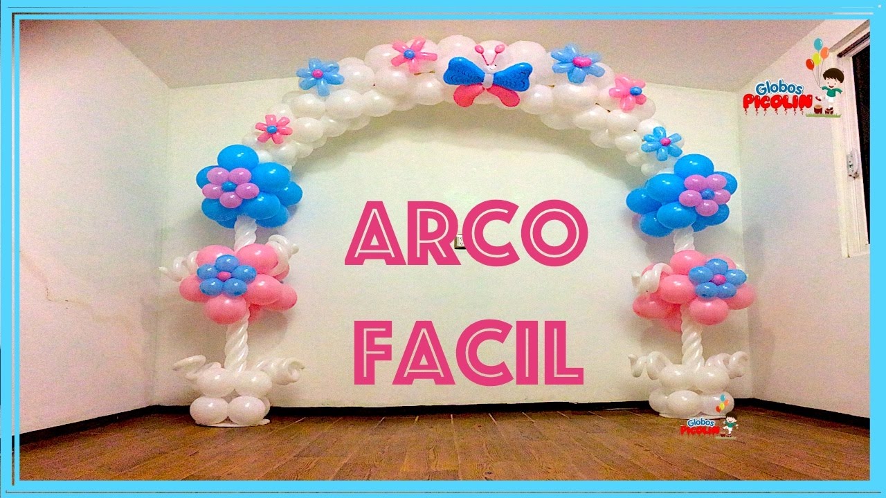 Como hacer un arco con globos