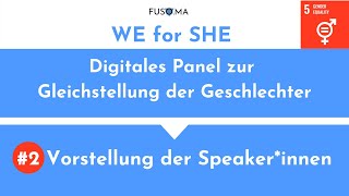 Vorstellung Der Speakerinnen We For She