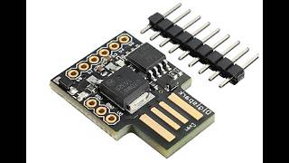 Learning to flash DIGISPARK ATTINY85  USB MODULE : HEC- PART#74H