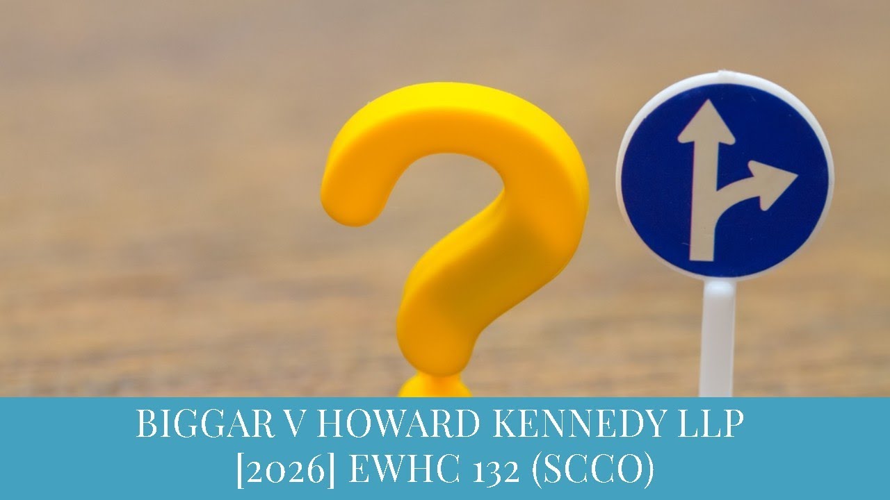 TMC LEGAL | BIGGAR V HOWARD KENNEDY LLP [2026] EWHC 132 (SCCO)