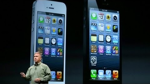 Raw Video: Apple unveils the new iPhone 5