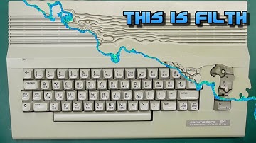 Commodore 64C repair Part 2 - dirty ports and keyboard sup...ports