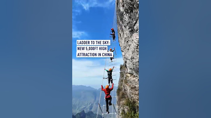 China’s Sky Ladder: Thrilling 5,000-foot climb draws tourists to Zhangjiajie