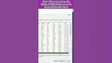 Solved : Import CSV File in Microsoft SQL server Management Studio