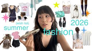 summer 2026 fashion i am obsessed with