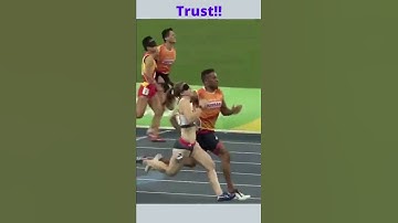 This blind Paralympic runner is incredible ❤️ #runner #sprint #paralympian #sport #running #viral