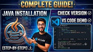 ☕Java Installation Complete Guide | Install Java & Run Your First Program in VS Code 🚀