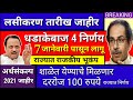 आत्ताच्या ठळक बातम्या || राज्यात धडाकेबाज 4 निर्णय || 7 जानेवारी पासून लागू || दिले आदेश