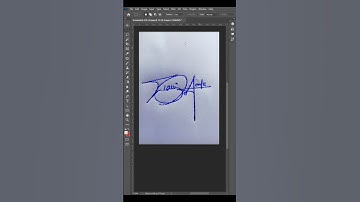 Create a Digital Signature in Photoshop #photoshop #shorts