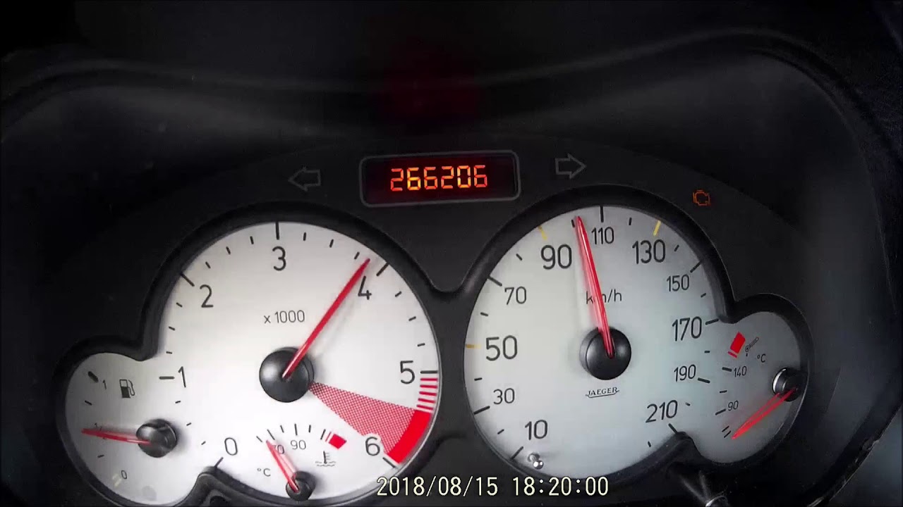 Peugeot 206 2.0 hdi acceleration remap YouTube