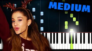 Ariana Grande - Santa Tell Me - Piano Tutorial (MEDIUM)