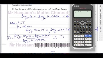 WMA13/01, (Edexcel), IAL, P3 January 2024, Q3, Exponentials & Logarithms   Modellling, Modulus
