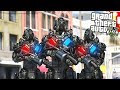 *NEW* POLICE ROBOTS... How bad can they be?? (GTA 5 Mods - Evade Gameplay)