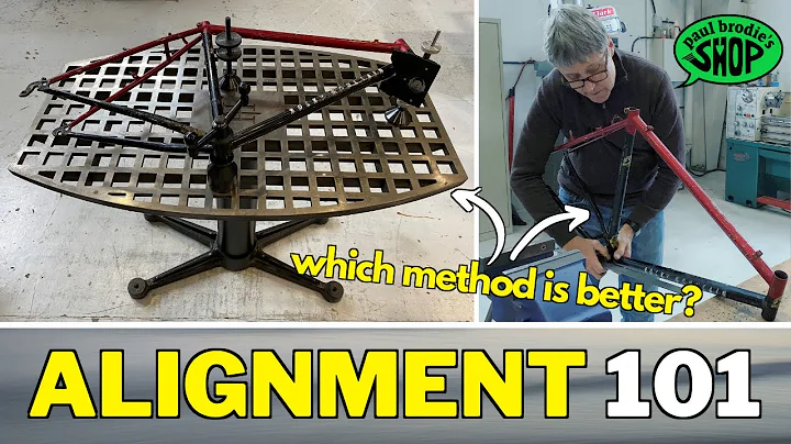 How to align a bike frame using two different meth...