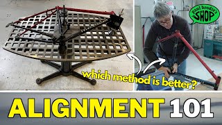 How to align a bike frame using two different methods - with Paul Brodie