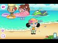 Taking my daughter to the beach first time ❤ #avatarworld 