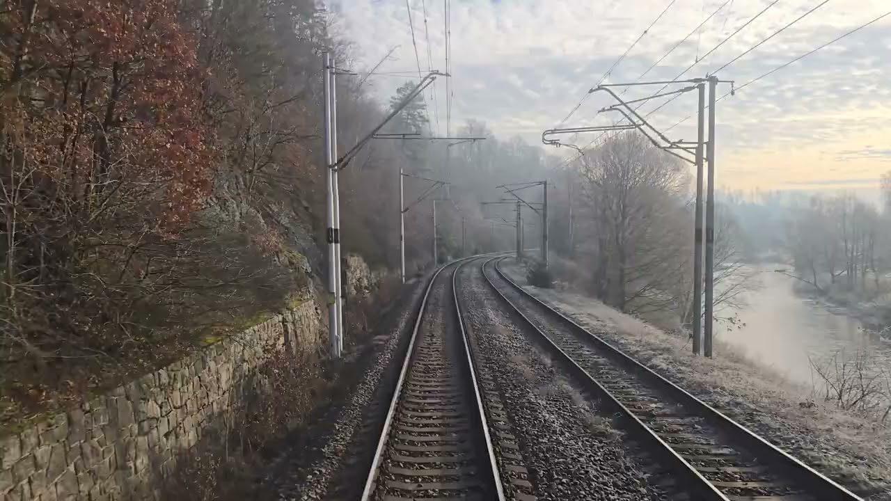 Trať 230 - R 986 - Havlíčkův Brod - Čáslav - při inverzi