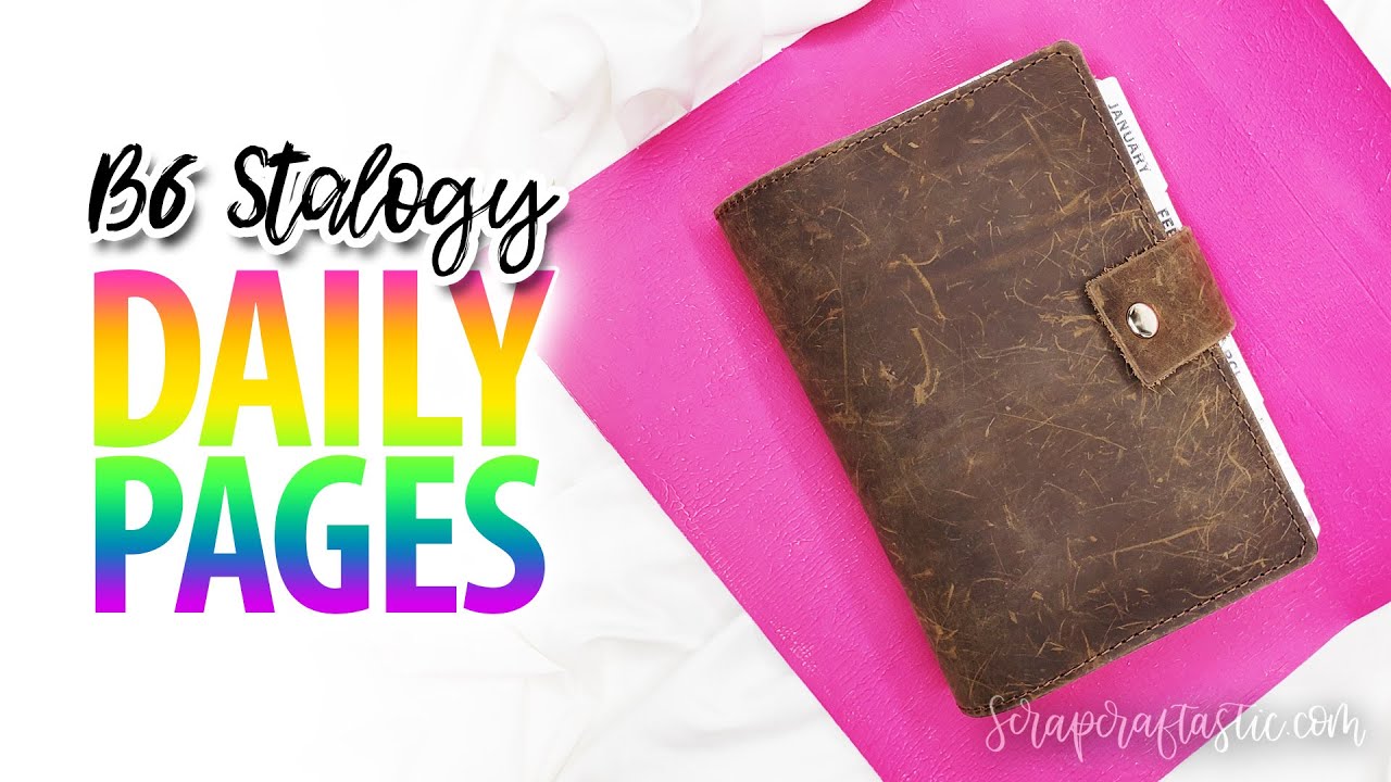 LAST Weekly Setup B6 STALOGY DAILY Pages Everyday Planner Plan With Me ...