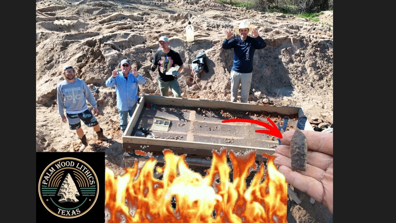 Austin's family dig, Palmwood style! #arrowheadhunting #palio 