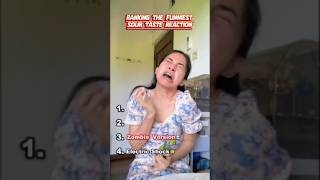 Ranking Best Sour Candy Reaction 😂 #shorts