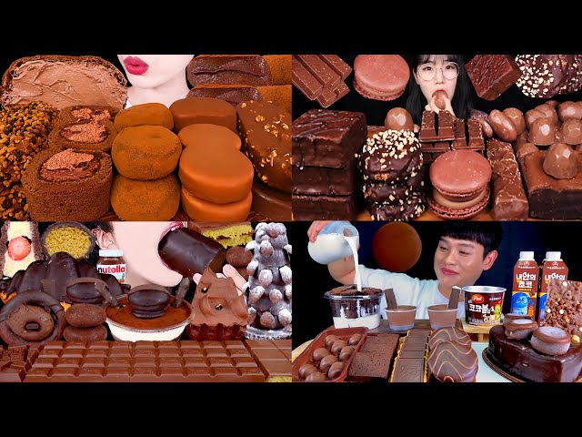 ASMR MUKBANG EATING CHOCOLATE ICE CREAM MOCHI CADBURY CHOCOLATE EATING SOUNDS EATING VIDEOS 