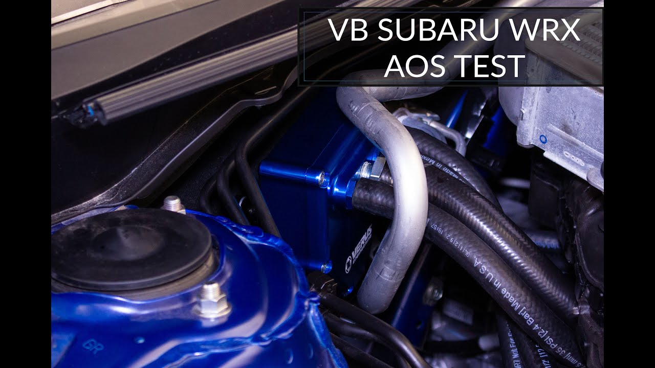 VB Subaru WRX AOS Test YouTube