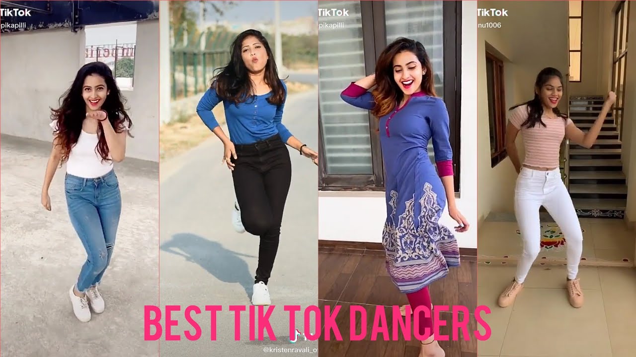 Deepika vs Bhanu vs kristen ravali best dances dance Tiktok telugusongs massdances telugugirls
