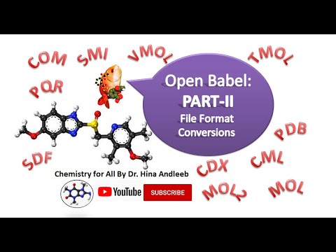 Open babel Part II - YouTube