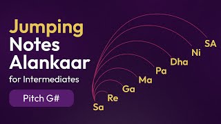 Practice Jumping notes in Pitch G# #alankarpractice #paltas
