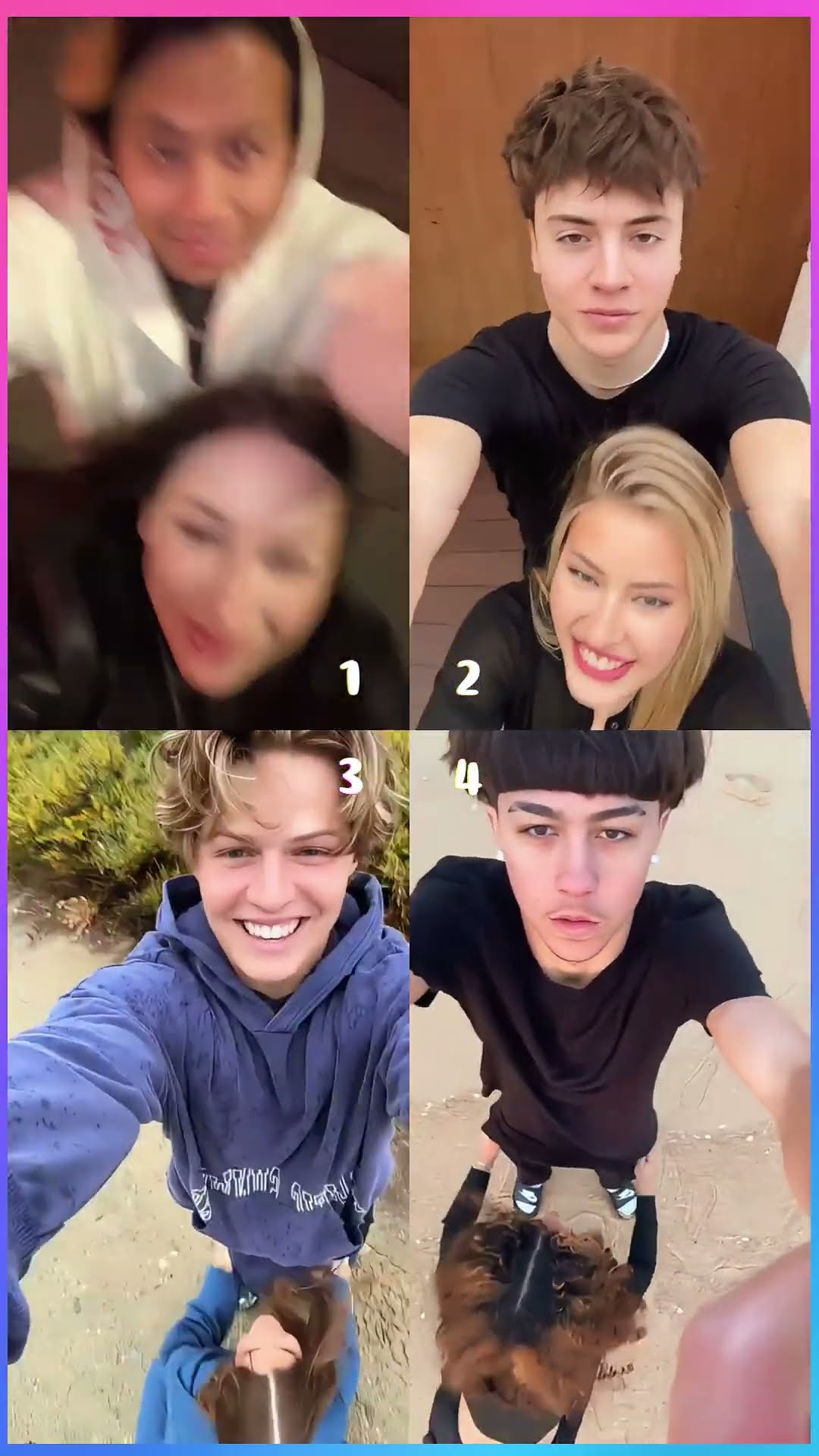 HUG TREND ?? 1, 2, 3 or 4 #shorts #tiktok #viral #dance #cute #funny #trend