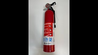 First Alert HOME1 Home Fire Extinguisher Unboxing!