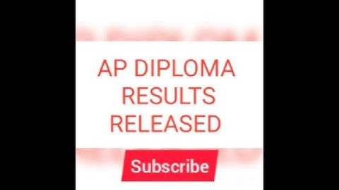 Ap diploma results link